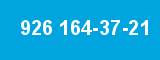926 164-37-21